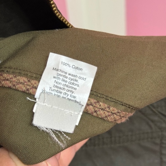 J Crew women's jacket, size S, olive color, without hood - Picture 4 of 4
